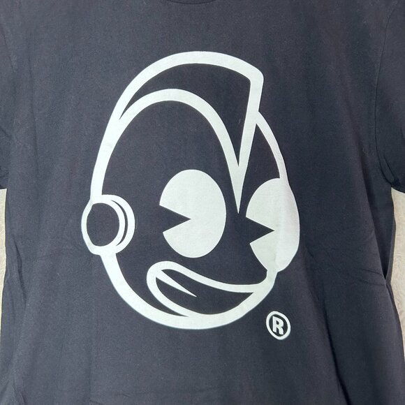 KidRobot Big Head Logo Black Made in USA Tee Shirt Size Medium - Picture 3 of 7